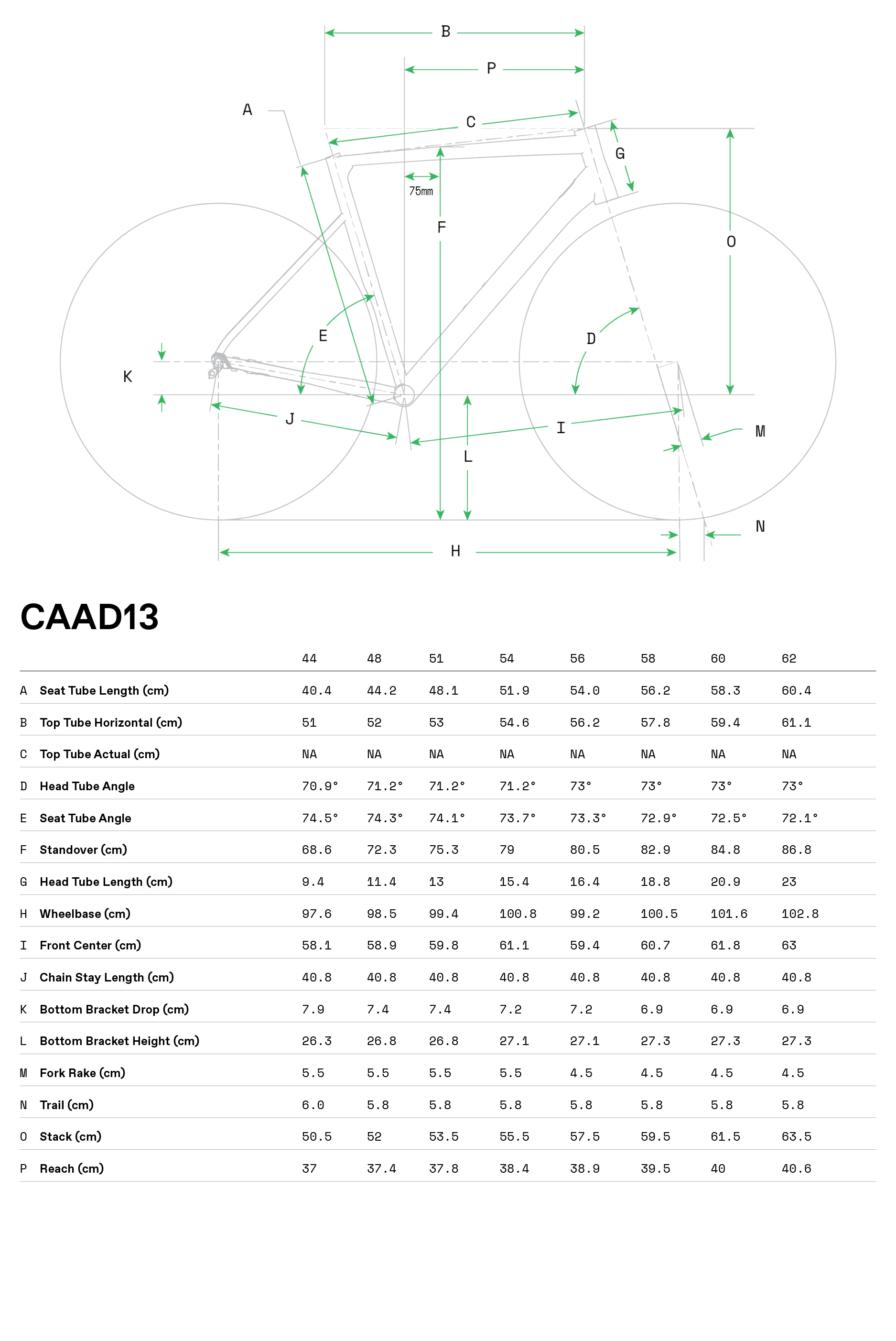 caad13 geo table